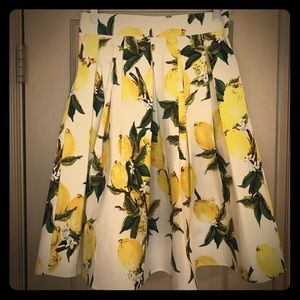 Lemon A-Line skirt fits XS